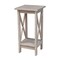 International Concepts Rectangle 24 in X-Sided Plant Stand, 12 W, 12 L, 24 in H, Wood, Washed Gray Taupe OT09-3071X - alternate 1